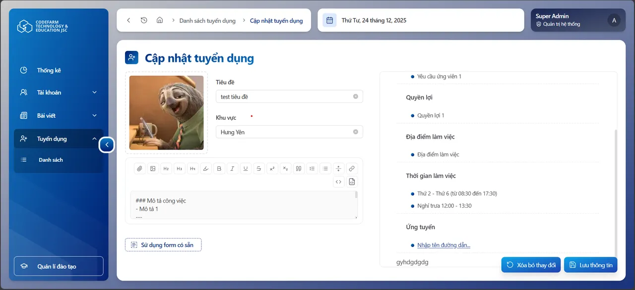 mô tả nội dung ...